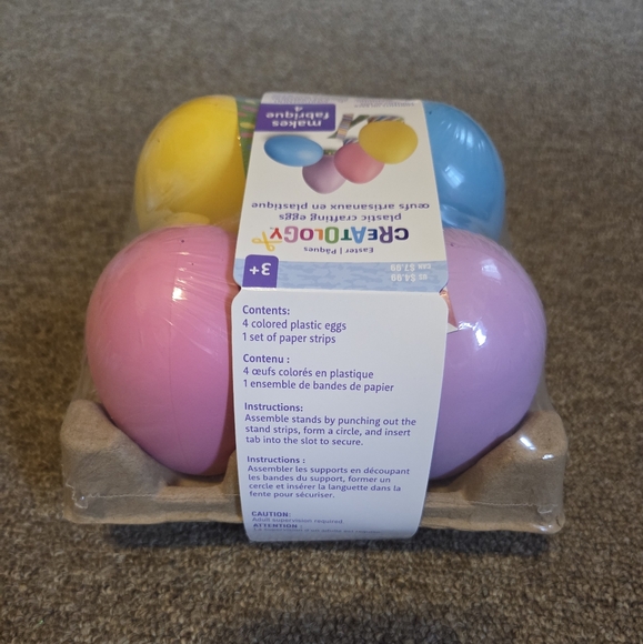 🎉5/$10 Colorful Plastic Crafting Eggs Set - Picture 3 of 3